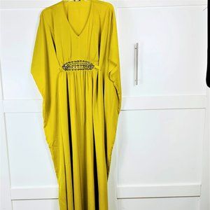 muster maxi dress with sequence waist